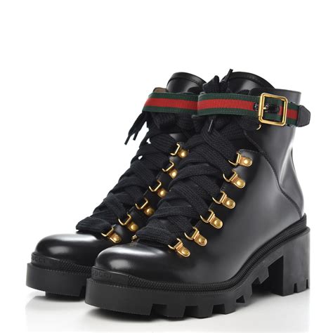 gucci high military boot.